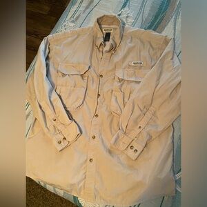 Magellan Outdoors Men's tan  Shirt size XL